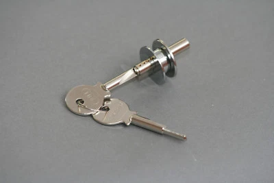 ARMSTRONG Chrome cabinet locks for sliding glass doors 409-978