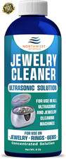Ultrasonic Cleaner Solution for Jewelry Rings Eyeglasses Gold Silver Platinum