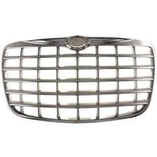Chrome Silver Grille For 2005-2009 Chrysler 300 5.7l 6.1l Ch1200276 4805928ac Chrome Silver Grille For 2005-2009 Chrysler 300 5.7l 6.1l Ch1200276 4805928ac
