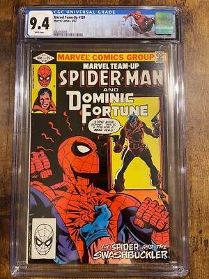 Marvel Team-Up 120 CGC 9.4 Spider-Man Dominic Fortune Amazing Men Custom Label