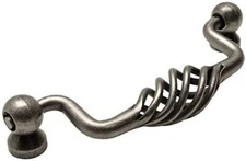 Cosmas Cabinet Weathered Nickel Birdcage Handle Pulls] knobs #9993-96WN 25 pack