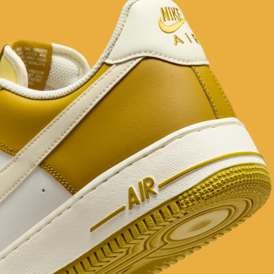 Nike Air Force 1 '07 Low Bronzine Yellow Coconut Milk White FZ4034
