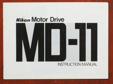 NIKON MOTOR DRIVE MD-11 INSTRUCTION BOOK, 18 PAGES/157257