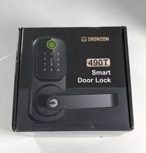 IRONZON 490T Smart Door Lock w/ Keypad/Fingerprint/App Control
