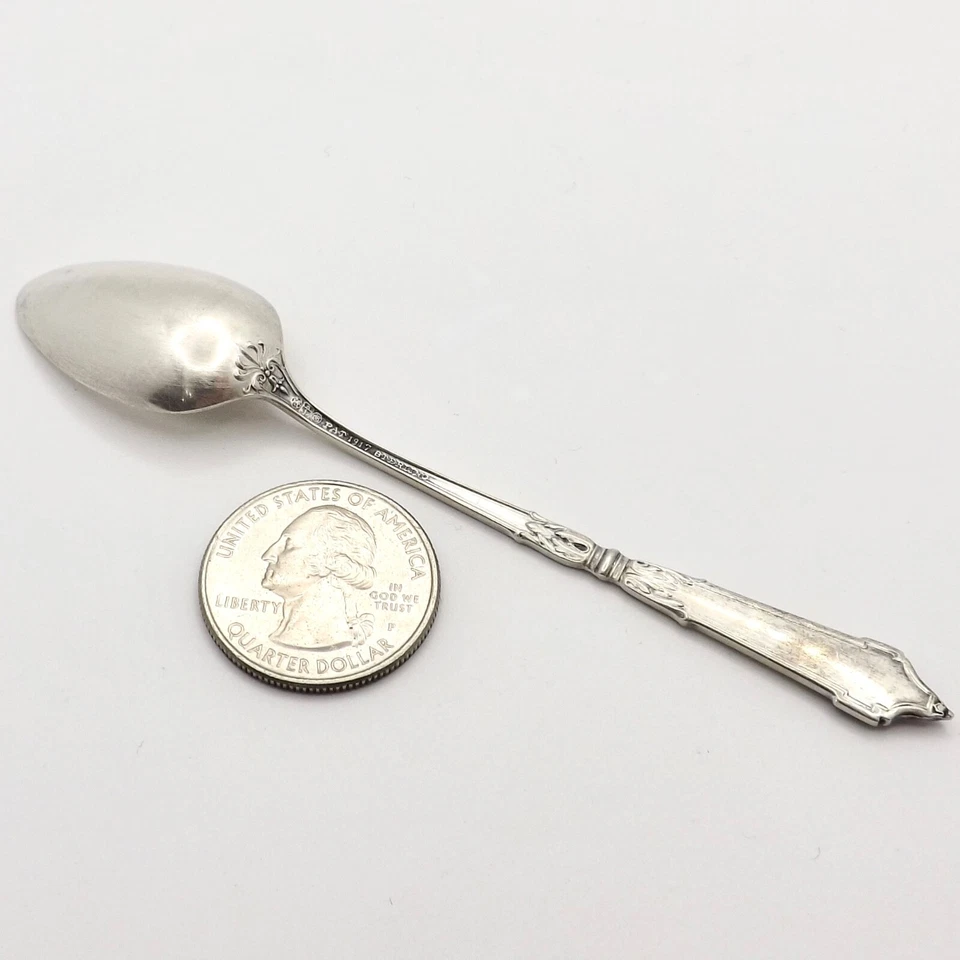 Gorham Lansdowne Demitasse Spoons Sterling Silver Antique Set of 2 - Image 3 of 4
