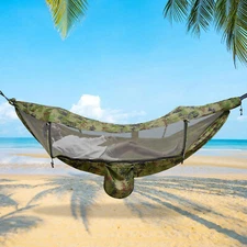 440lbs Portable Camping Hammock Tent Mosquito Net Hanging Bed Outdoor Ultralight
