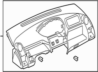 55302-52170-B0 Toyota Panel sub-assy, instrument, upper 