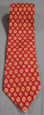 Vintage Burberry of London 100 Silk Red Neck Tie