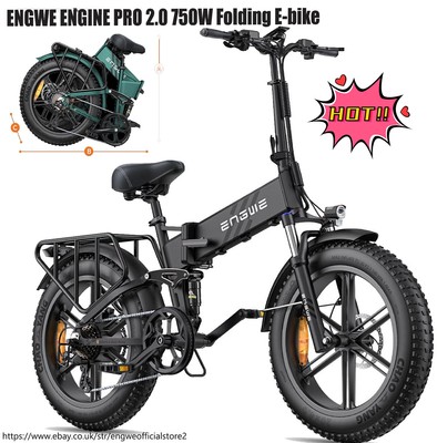 NEW ENGWE E-Bike ENGINE PRO 2.0 Mountainbike  750w16Ah52V E Fatbike