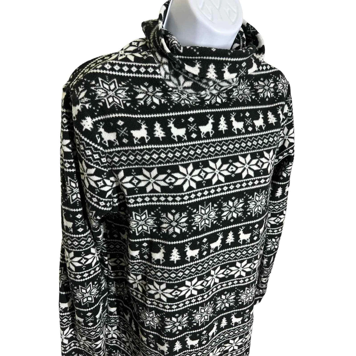 Lands end fleece turtleneck clearance
