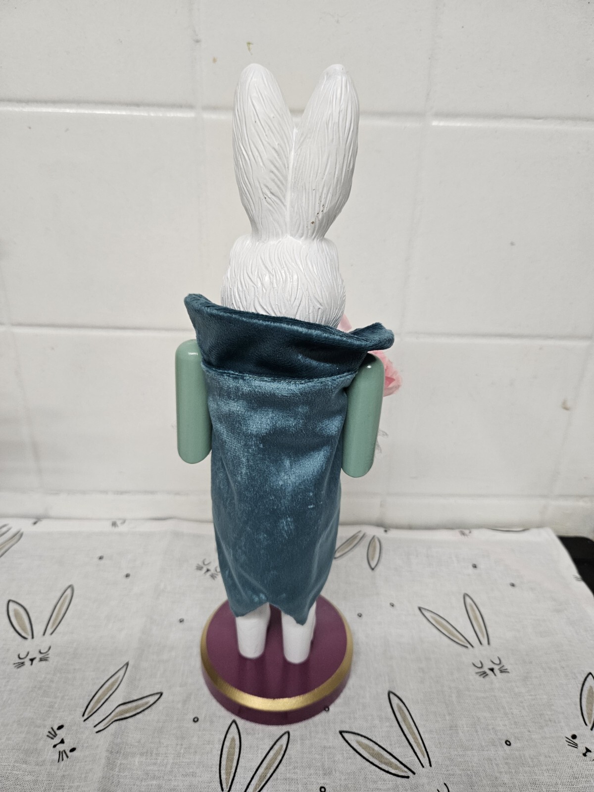 TKMaxx Homesense Easter Spring Bunny Mad Hatter Nutcracker Ornament