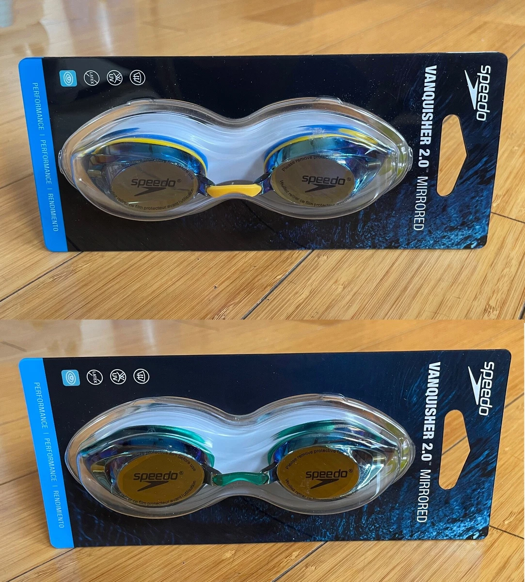 Terug kijken Kleuterschool Brig Speedo Vanquisher 2.0 Mirrored Adult Performance Swim Goggle | eBay