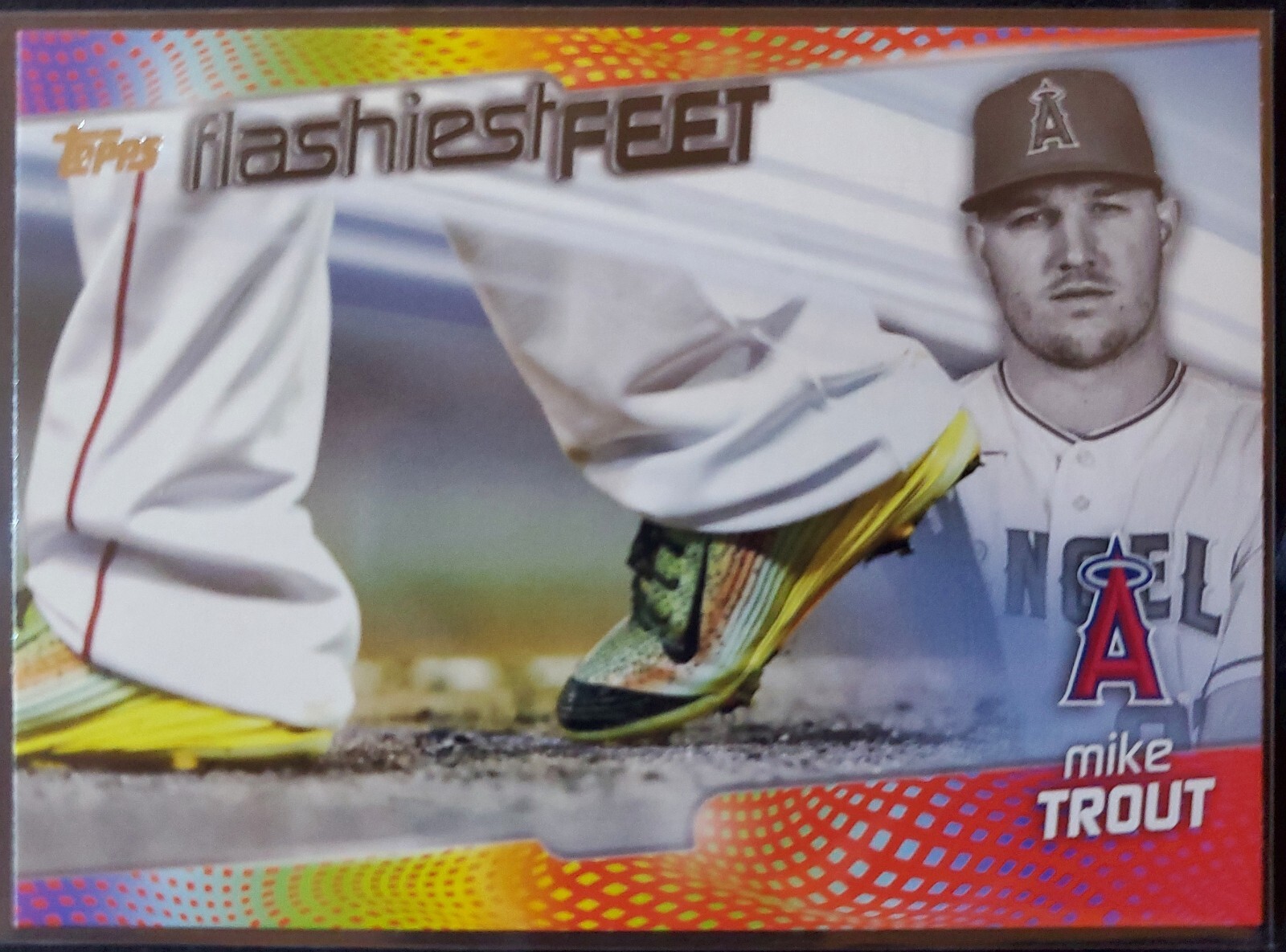 2022 Topps Series 1- Mike Trout Flashiest Feet #FF-18