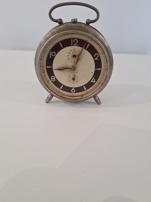 Antiker Vintage Wecker 1920er Jahre VEGLIA Made in Italy