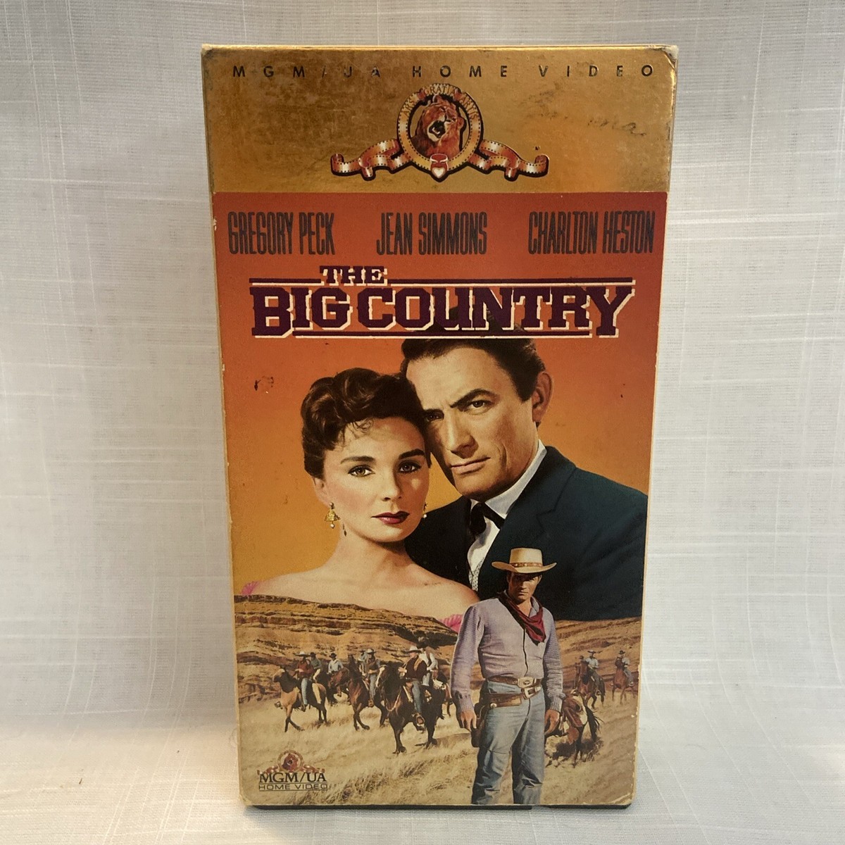 The Big Country (VHS, 1990, 2 tape) Gregory Peck, Jean Simmons