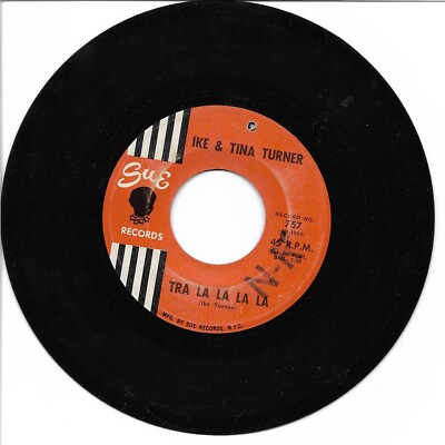 Ike & Tina Turner: ''Tra La La La La'' / ''Puppy Love'' - '62 release - plays well!