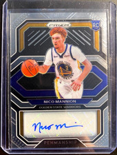 2020-21 Panini Prizm Penmanship NICO MANION RC Rookie Auto Golden State Warriors
