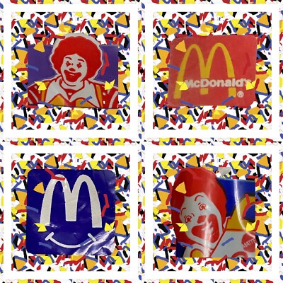 4 Vintage 1989-1999 McDonald's ASSORTED GRAB BAG of Happy Meal Toys SEALED NEW