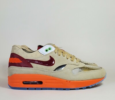 Nike Air Max 1/CLOT Net/Deep Red-Orange Blaze DD1870-100 Men's Size 8