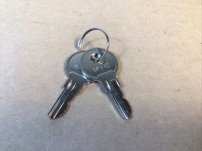 1 Pair (2 keys) Bauer Precut Key to Code BP112  RV Trailer Key
