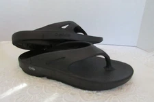 OOFOS OOriginal orthopedic comfort flip flop Sandals black Unisex-W 10- M-12