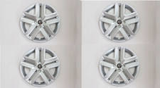 SET 4X ORIGINAL ENJOLIVEUR DE ROUE 16" RENUALT CLIO V 403155679R ARGENTE