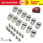 <!--F#f_0-->Set Of 12 Single Brake Line Mounting Clamps 3/16 Stainless Steel<!--F/-->