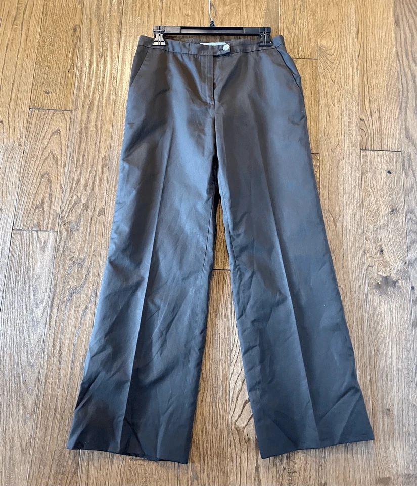 Брюки Carolina Herrera New York шоколадно-коричневые - Изображение 2 из 4