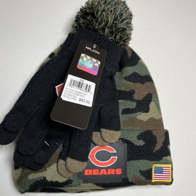 Camo Winter Hat and Gloves NFL Football 