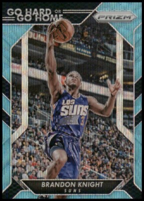 2016-17 Panini Prizm Go Hard or Go Home Teal Wave Prizm /25 Brandon Knight #25