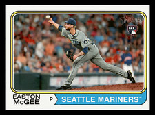 Easton McGee 2023 Topps Heritage #178 RC Rookie Centered Mint