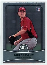 2010 Bowman Platinum #47 MIKE LEAKE RC Rookie (Reds) NM