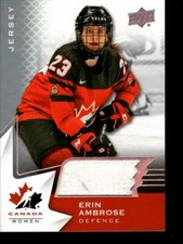 2020 Upper Deck Team Canada Juniors Erin Ambrose Jersey #60