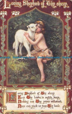 R115478 Liebevoller Hirte deiner Schafe. Tuck. Oilette
