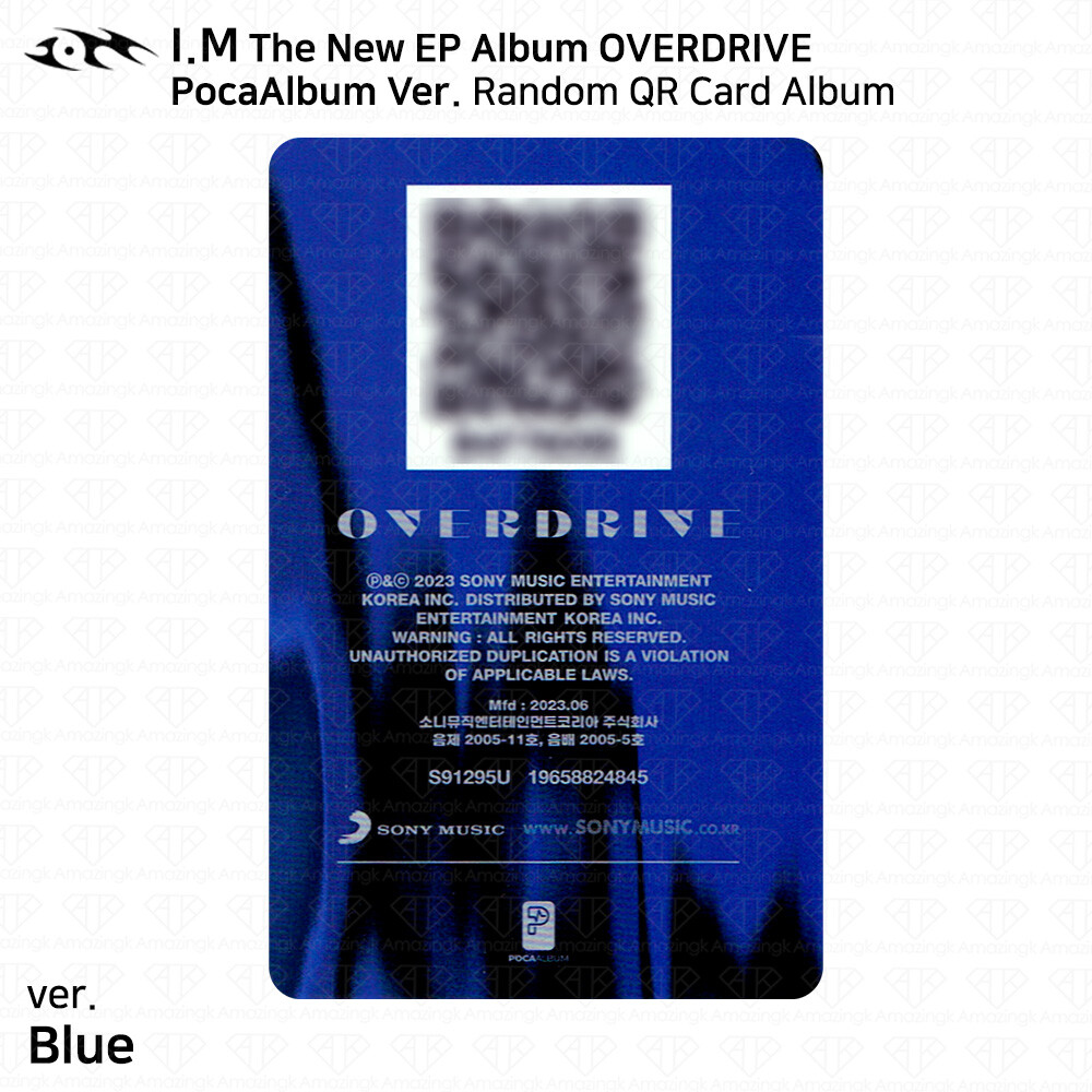 MONSTA X I.M The New Ep OVERDRIVE PocaAlbum Ver Official MONSTA X I.M The New Ep OVERDRIVE PocaAlbum Ver Official
