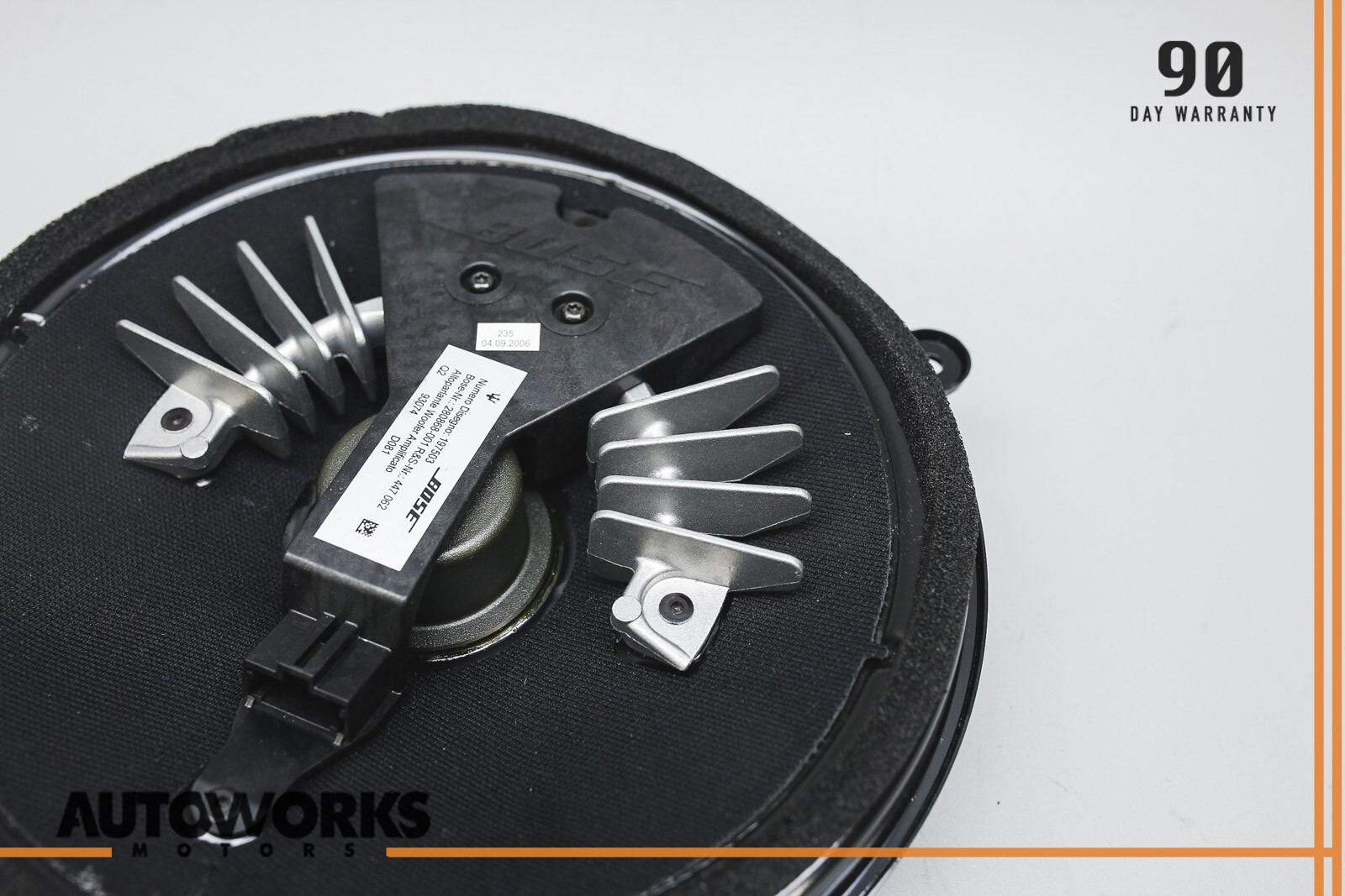 03-13 Maserati Quattroporte M139 Rear Sub Woofer Subwoofer Speaker Bose OEM