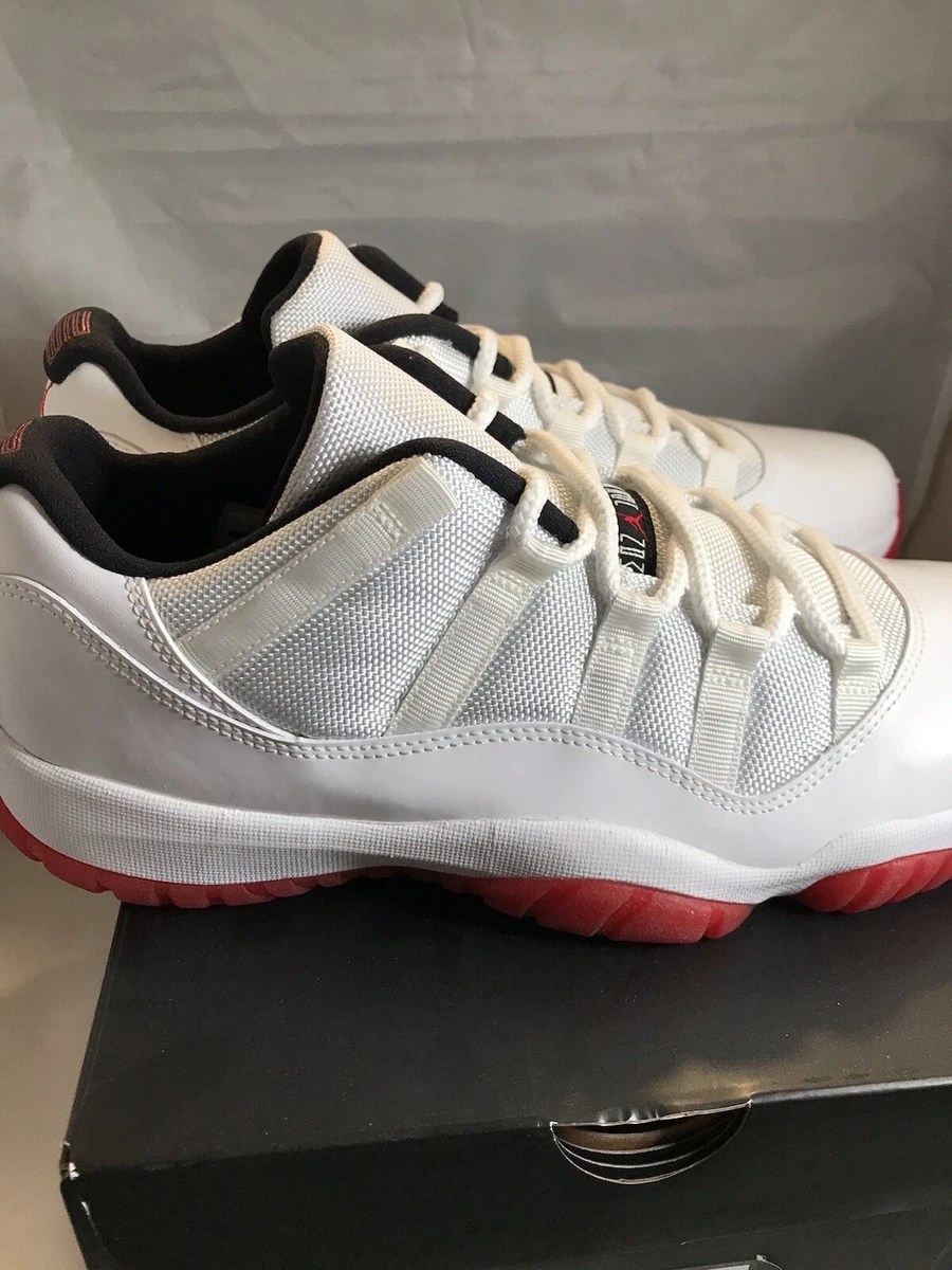 Jordan 11 low cherry bottom sale
