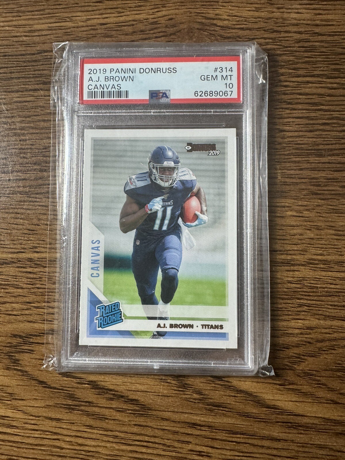 AJ Brown Panini Donruss #314 Canvas