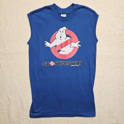 Sport T By Stedman Vintage Single stitch Ghostbusters Tank top Shirt 