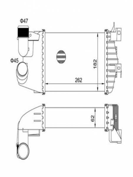 LadeluftküHler FüR Opel Astra H Zafira B-image
