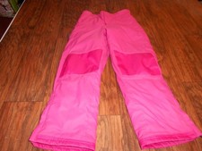 L.L. Bean girls snow pants size M Medium winter PINK
