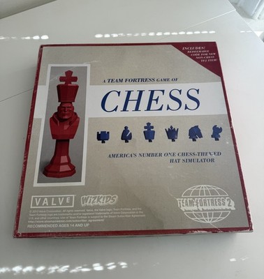 Team Fortress 2 TF2 Chess Set Wizkids No Code Open Box