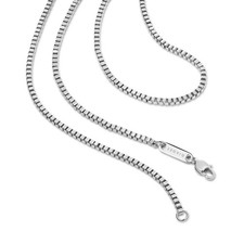 Kette Silber Weißgold vergoldet Venezianerkette Edelstahl Damen Herren K6367DL