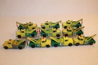 Ten (10) Vintage 1965 Matchbox Lesney Dodge BP Wreck Tow Trucks #13 BPW