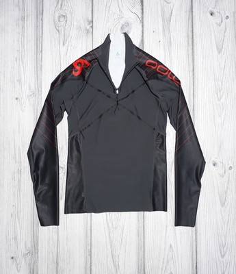 ODLO Aeroflow compression professional ski race zip sweatshirt size M-L