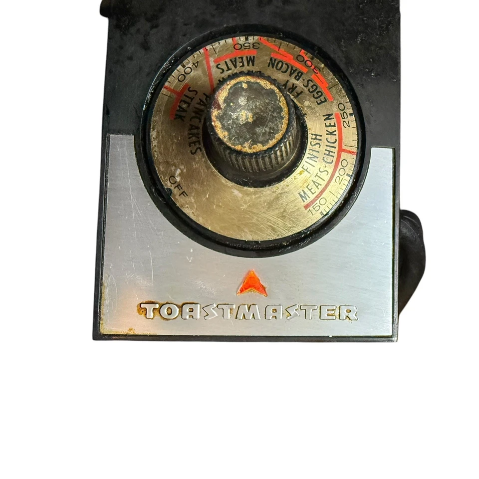 Sartén eléctrica Toastmaster sumergible de acero inoxidable vintage años 60 MCM P803 Foto 2 de 4