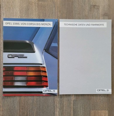 Opel Manta/Monza/Senator/Rekord/Cadet/Corsa brochure/brochure/folleto/opuscolo