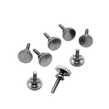 M2 Knurled Thumb Screws Step Head Nickel Plated Brass Step Thumbscrew Bolt Screw