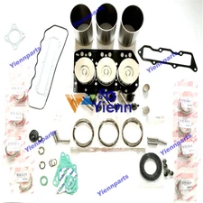 Overhaul Rebuild Kit Piston & Bearing For Yanmar 3TNV82 3TNV82A Engine Repair