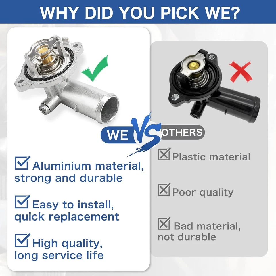 Bomba de agua del motor de 3,6 L para Dodge Durango 2011-2023 + junta + carcasa del termostato Foto 4 de 4